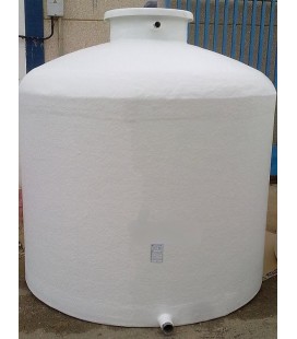 Depósito agua vertical fondo plano 7.000 litros