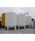 Depósito para agua vertical con patas 33.000 litros