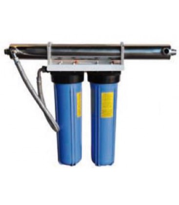 Purificador de agua filtro "duplex big 40" con ultravioleta 40W