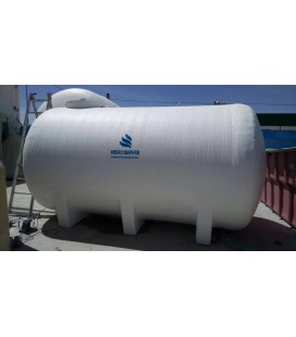 Depósito agua horizontal con cunas 18.000 litros