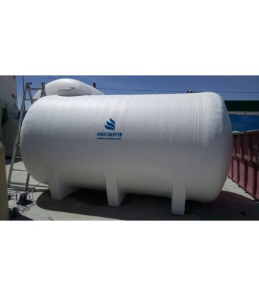 Depósitos para agua potable horizontal con cunas 10.000 litros